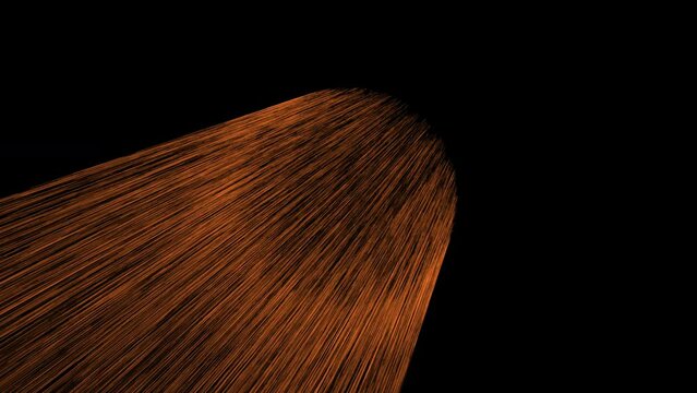Dynamic Light Streaks in Space Background Motion with Technology and Energy Elements