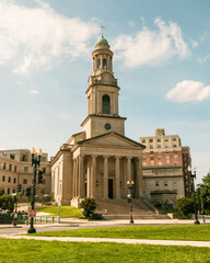 Obraz premium National City Christian Church at Thomas Circle, Washington, DC