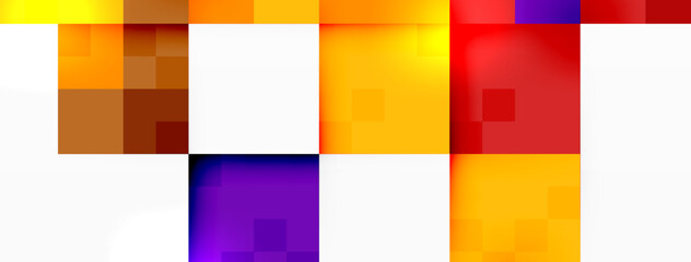 Dynamic colorful squares background. Vector Illustration For Wallpaper, Banner, Background, Card, Book Illustration, landing page
