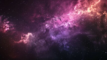 Fototapeta premium Nebulae and Galaxies: A Stunning Cosmic Background