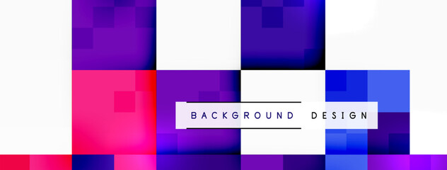 Dynamic colorful squares background. Vector Illustration For Wallpaper, Banner, Background, Card, Book Illustration, landing page