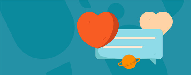 Happy Valentine's Day flat character vector concept business hand drawn illustration
