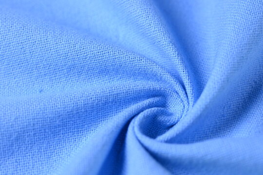 blue cotton texture color of fabric textile industry, abstract image for fashion cloth design background
