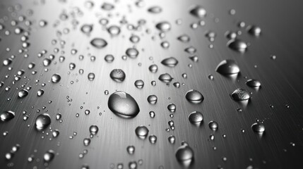 A Close-Up of Bubbles on a Glass Surface