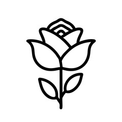 Flowers Icon Outline
