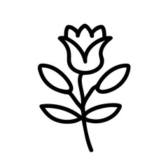 Flowers Icon Outline