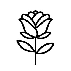 Flowers Icon Outline