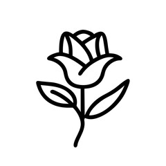 Flowers Icon Outline