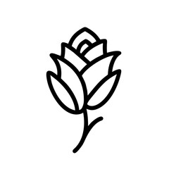 Flowers Icon Outline