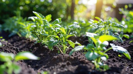 Planting vegetables naturally through DIY cultivation in the spring