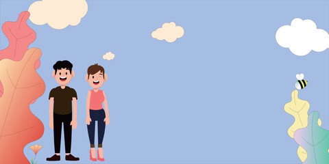 Happy Couple in Nature