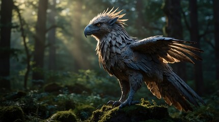 Fototapeta premium The Golden eagle Noble Presence