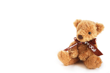 座るテディベア