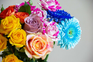 カラフルな花束