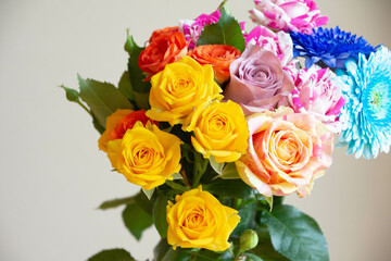 カラフルな花束