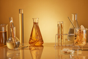 Photo for advertise product has ginseng origin with vacant space in center for product placement...