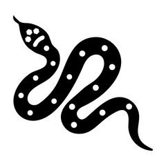 Premium solid icon of depicting a serpent 