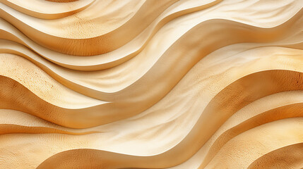 Abstract beige and cream wavy textures with a smooth and warm appearance