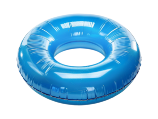Pool sea inflatable life boul isolated