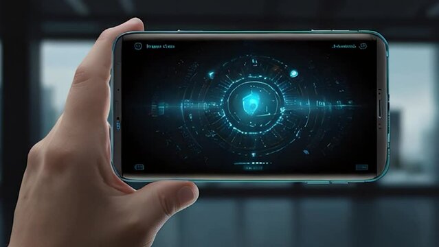 Business person using a digital tablet with a world map on the screen for global communication 4K Video