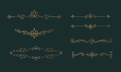 set of elements for design