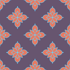 seamless pattern with flowers