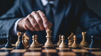 Playing chess according to the concept of business