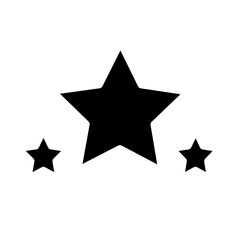 Obraz premium star at christmas solid style icon