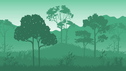 forest landscape background