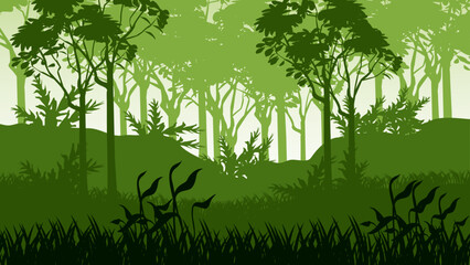 forest landscape background