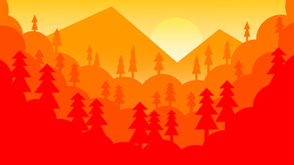 mountain landscape background