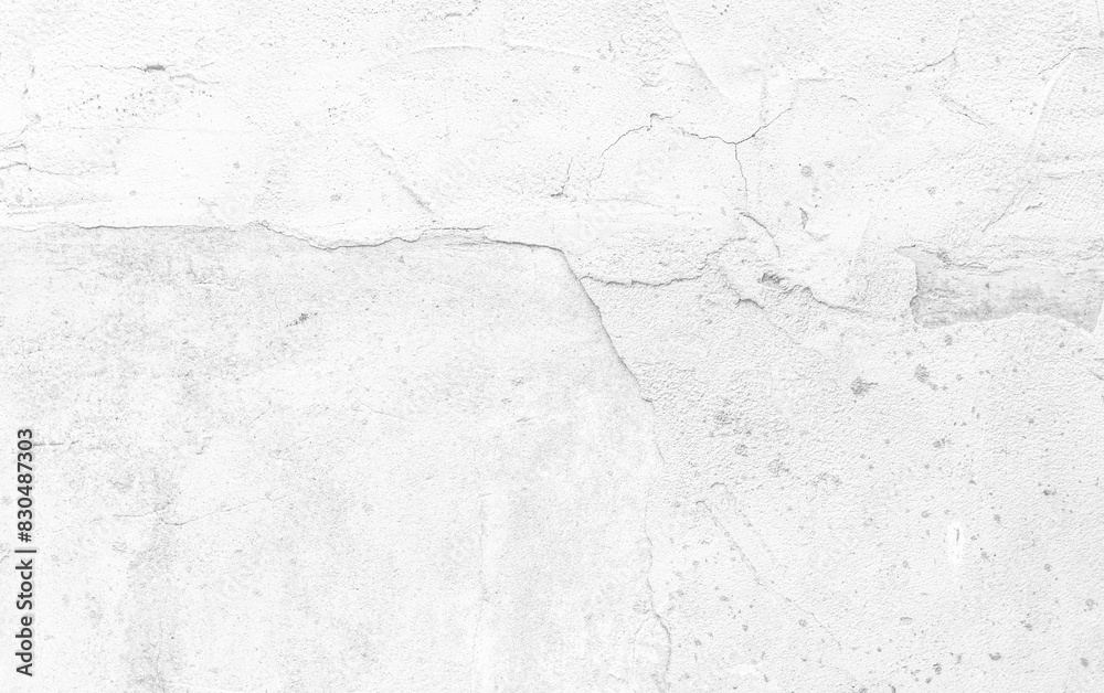 Wall mural grunge white concrete wall background. abstract white cement wall texture