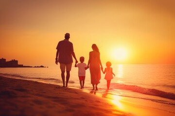 Fototapeta premium Vacation outdoors fun walking.