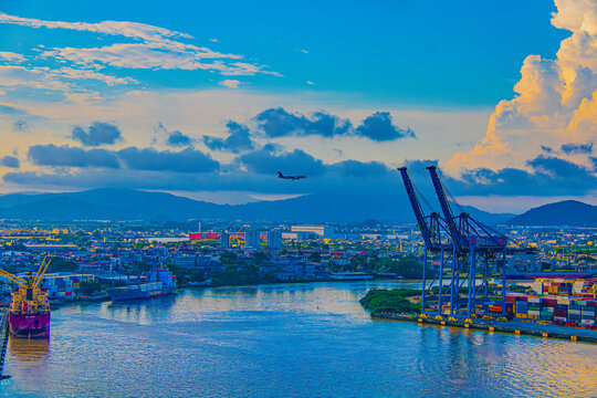 view of the city Itajai