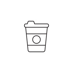 Coffee icon design with white background stock illustration