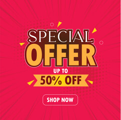 Special Offer Banner badge offer label up to 30% 40% 50% 60% 70% popup bubble offer baloon sale badge vector for print and web
