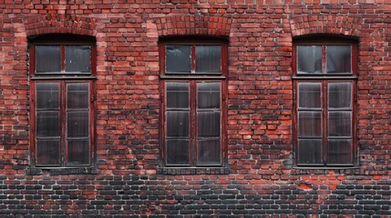 Background of a building with red brick wall