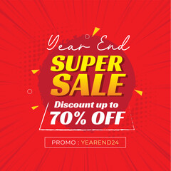 Super sale popup mega flash sale badge  label vector big sale banner poster for marketing sale background social media post 