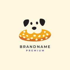 fun hot dog vector logo illutration for fast food street food restaurant business brand