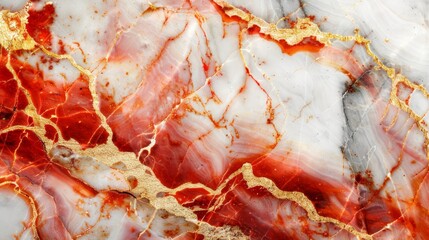 White red Marble Texture with Gold Veins Background, transparent and shiny surface, useful 