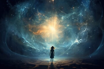 Universe astronomy space night.