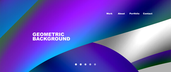 Colorful flowing shapes, wave lines with neon gradients. Vector Illustration For Wallpaper, Banner, Background, Card, Book Illustration, landing page