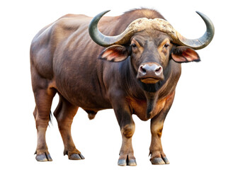 buffalo isolated on transparent background