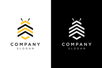 house and bee logo