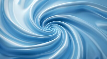  A clear shot of a blue background featuring a spiral design, with a central white background displaying a light blue swirl