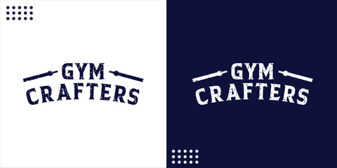 GYM Fitness logo concept, Design Inspiration, Illustration, Vector