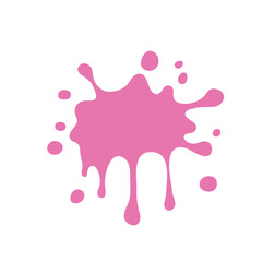 illustration of a splash of paint