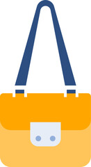 Flat Baseball bag Icon