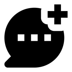 comment add solid icon for ui