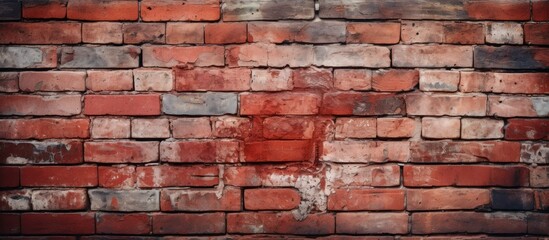 old red brick wall texture background